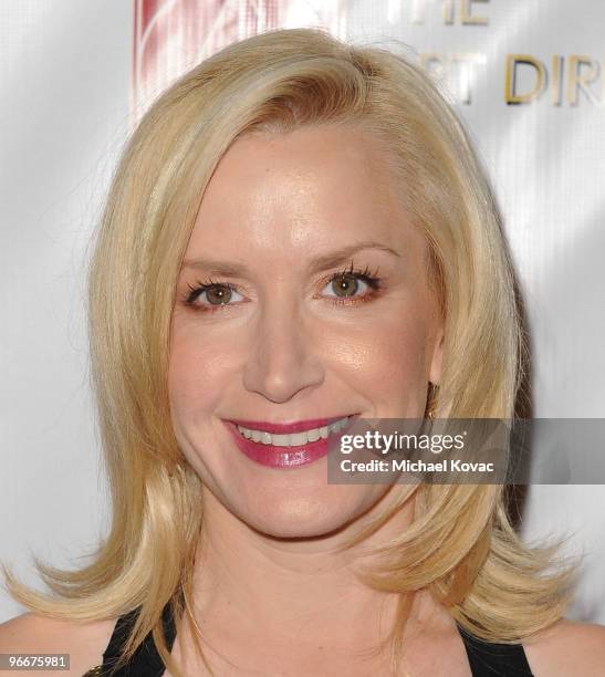 Actress Angela Kinsey arrives at the 14th Annual Art Directors Guild Awards at The Beverly Hilton Hotel on February 13, 2010 in Beverly Hills,...