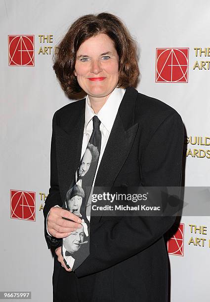 Comedian Paula Poundstone arrives at the 14th Annual Art Directors Guild Awards at The Beverly Hilton Hotel on February 13, 2010 in Beverly Hills,...