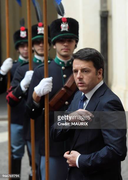 Le premier ministre italien Matteo Renzi le 19 novembre 2014, Rome, Italie.