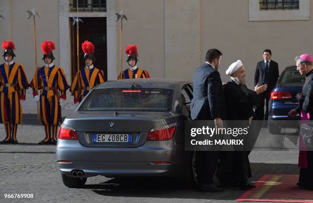 Le pape François a reçu le 26 janvier 2016 le président iranien Hassan Rohani en audience au Vatican. Le pape a appelé la République islamique à...