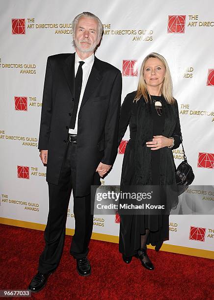 Production Designer Karl Juliusson and Aslang Juliusson attend the 14th Annual Art Directors Guild Awards at The Beverly Hilton Hotel on February 13,...