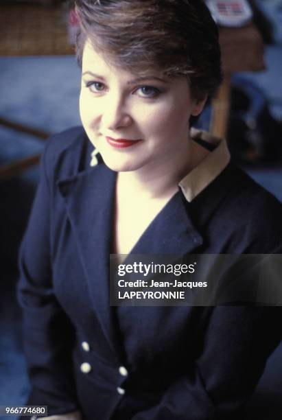 Portrait de Josiane Balasko le 18 janvier 1983 à Paris, France.