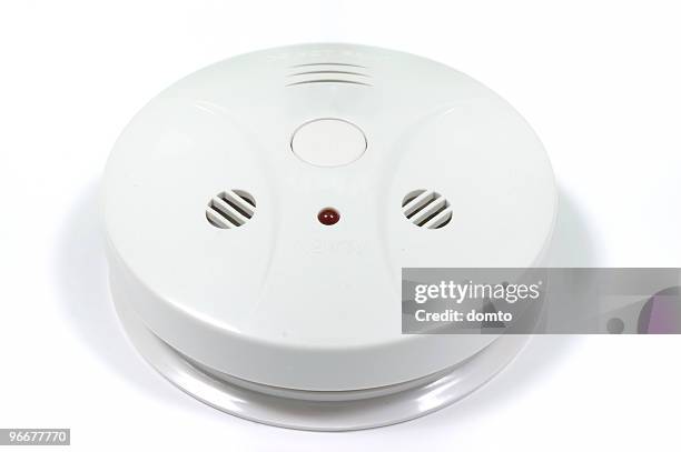 smoke and fire detector - fire sprinkler stock pictures, royalty-free photos & images