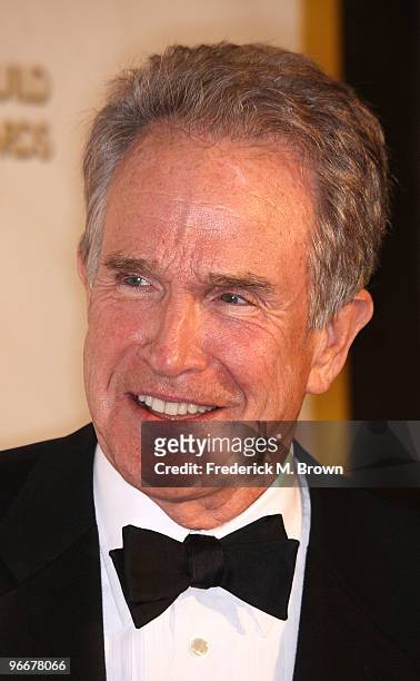 Actor Warren Beatty attends the 14th annual Art Directors Guild Awards at the Beverly Hilton Hotel on February 13, 2010 in Beverly Hills, California.