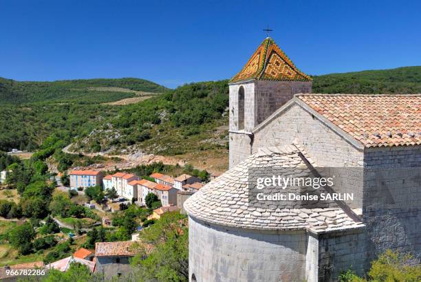 Eglise Saint-Andre, Comps-sur-Artuby, Var, PACA, Provence-Alpes-Côte d'Azur, France.