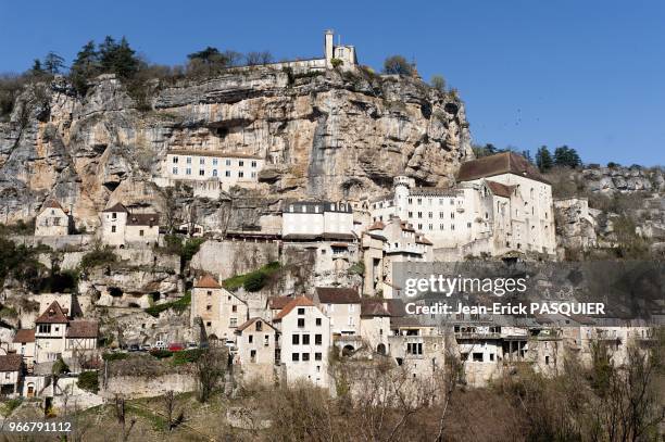 Rocamadour, though small, is amazing for its location, it is built on the edge of a cliff, with the river Alzou below at the bottom of the gorge....