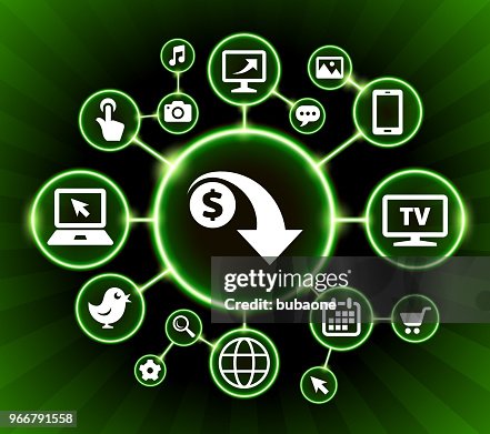 Dollar Decrease Internet Communication Technology Dark Buttons Background Dollar Decrease Internet Communication Technology Dark Buttons Background