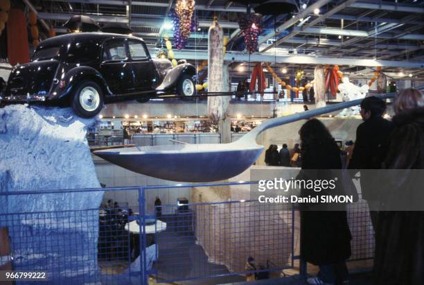 Exposition de Salvador Dali à Beaubourg le 18 décembre 1979 à Paris, France.