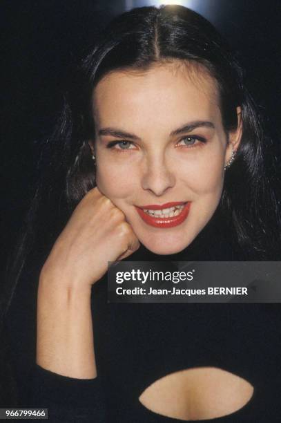 Portrait de Carole Bouquet le 19 février 1983 à Paris, France.