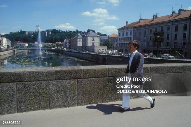 Le juge Jean-Michel Lambert en charge de l'affaire Grégory Villemin assassiné en 1984 le 18 juillet 1985, France.