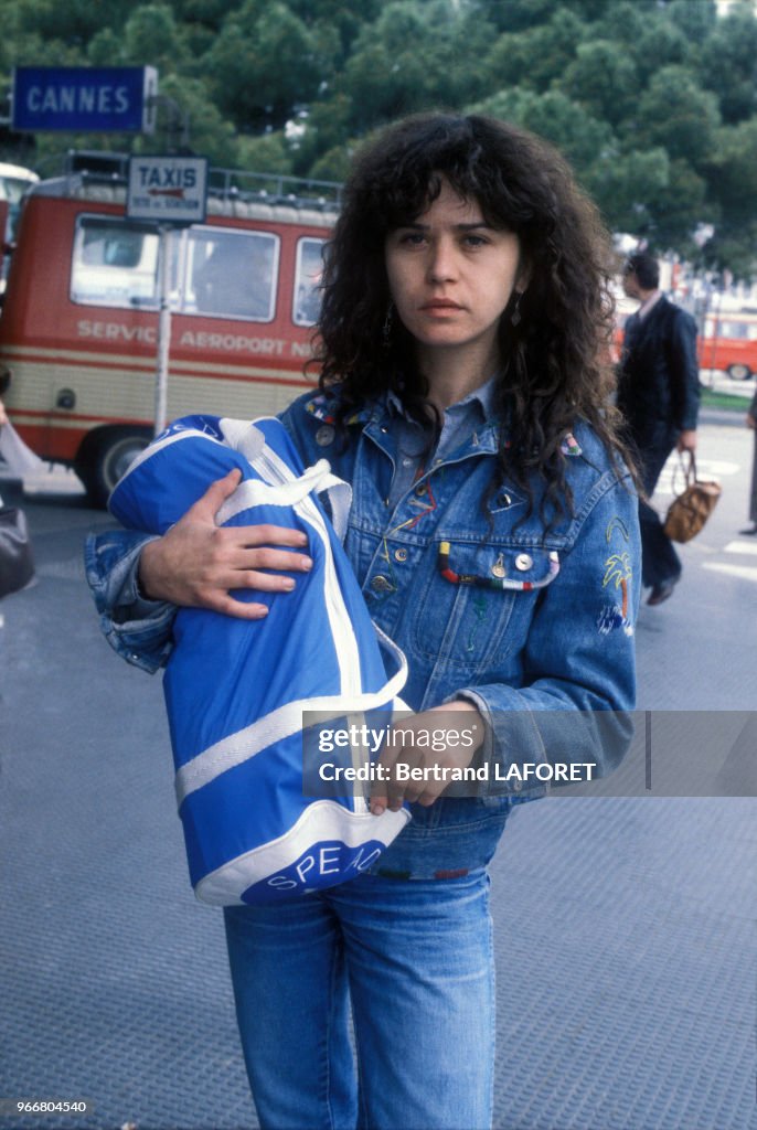 Maria Schneider à Cannes en 1975