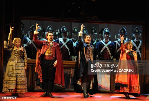 Scene of The Barber Of Seville, an opera buffa in two acts by Gioachino Rossini directed by Stefano Vizioli and under the musical direction of...