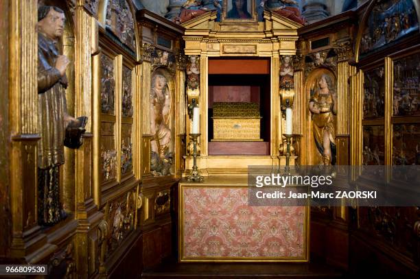 Chapelle Saint Georges de la basilique Saint Sernin, basilique romane bâtie aux XIe-XIIe siècles, pour abriter les reliques de saint Saturnin,...