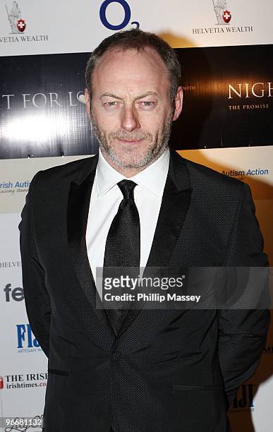 Liam Cunningham attends the Night For Love Charity Ball in aid of The Samuel L Jackson Foundation and Irish Autism Action on February 13, 2010 in...