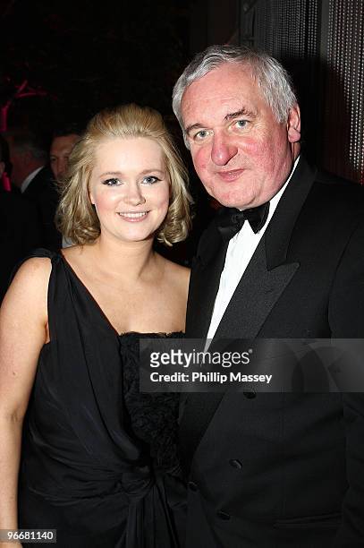 Cecelia Ahern and Bertie Ahern attend the Night For Love Charity Ball in aid of The Samuel L Jackson Foundation and Irish Autism Action on February...