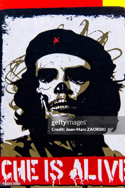 Illustration du révolutionnaire marxiste et internationaliste argentin et homme politique d'Amérique latine Ernesto Rafael Guevara , dit Che Guevara...