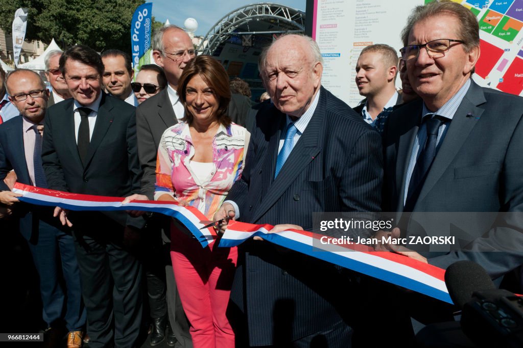 Inauguration de la foire de Marseille 2015