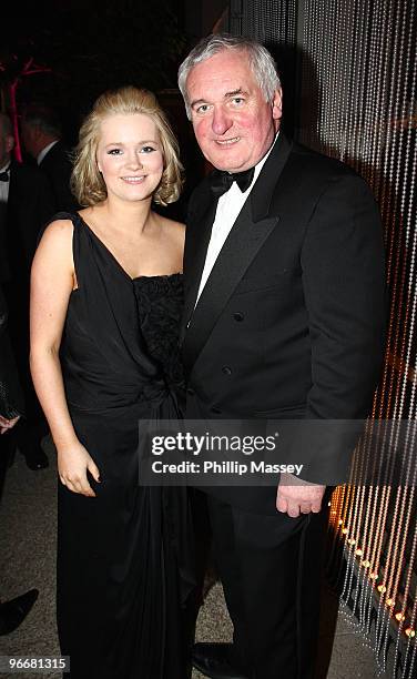 Cecelia Ahern and Bertie Ahern attend the Night For Love Charity Ball in aid of The Samuel L Jackson Foundation and Irish Autism Action on February...