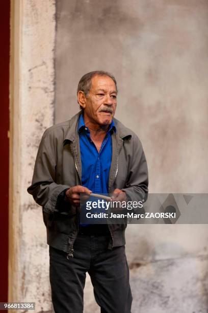 Acteur algérien Ahmed Benaïssa dans « Meursaults », d'après le roman « Meursault, contre-enquête » de Kamel Daoud, lui-même tiré de l'oeuvre d'Albert...
