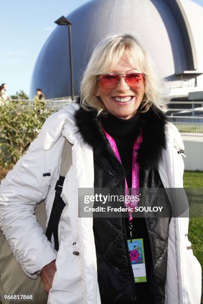 Evelyne Leclercq attends the 25th Futuroscope's Birthday in Poitiers, France on December 17, 2011.