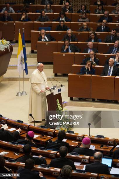 Le pape François a fait un discours devant le Parlement Européen le 25 novembre 2014 à Strasbourg, France. Son discours fut axé sur les thèmes qui...