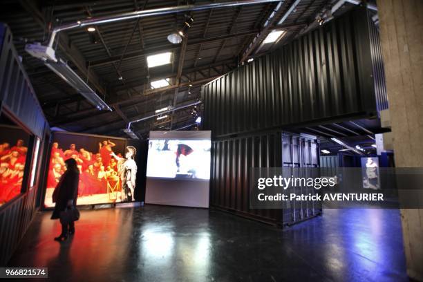 The J1 Hangar with the exhibition "M?diterraneans,From Yesterday's Cities to today's Men" for Marseille European Capital of culture 2013.