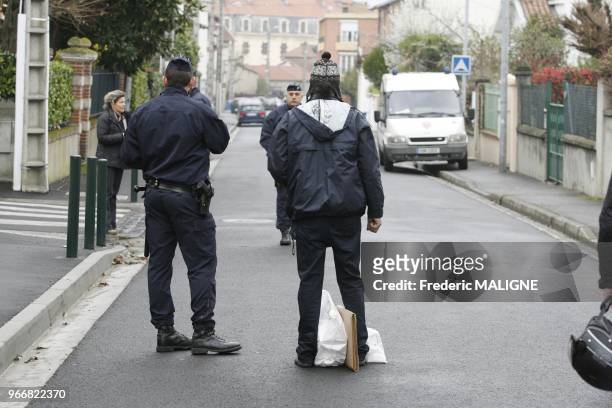 The terrorist Mohamed MERAH it's surround by the french police and the RAID on March,2012 in Toulouse, France.