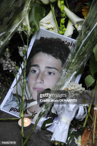 Several hundred people take part in a march in Nantes, western France, in memory of the five Dupont de Ligonnes members from the same family murdered...