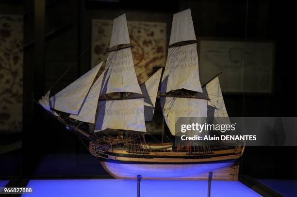 The Abolition of Slavery Memorial Museum in Nantes, western France, on March 23, 2012. It will open to the public on March 25. Designed by polish...