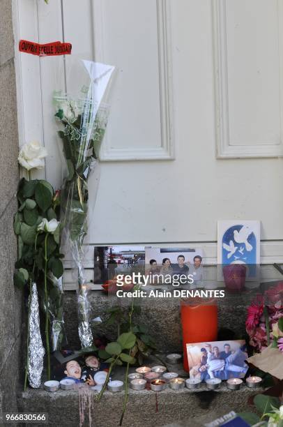 Several hundred people take part in a march in Nantes, western France, in memory of the five Dupont de Ligonnes members from the same family murdered...