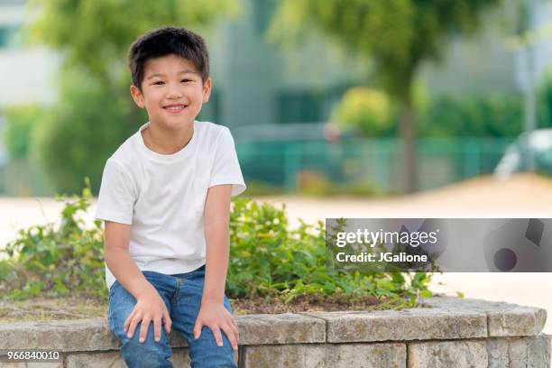 porträt der jungen schüler - cute japanese boy stock-fotos und bilder