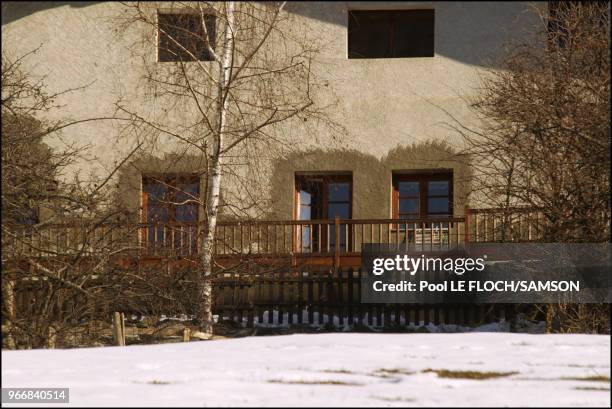 Ancienne ferme savoyarde, appartenant a Herve Gaymard, situee au hameau du Villaret au dessus de Bourg Saint Maurice. Ancienne ferme savoyarde,...