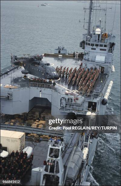 . RETOUR DE SOLDATS FRANCAIS DU GOLFE.