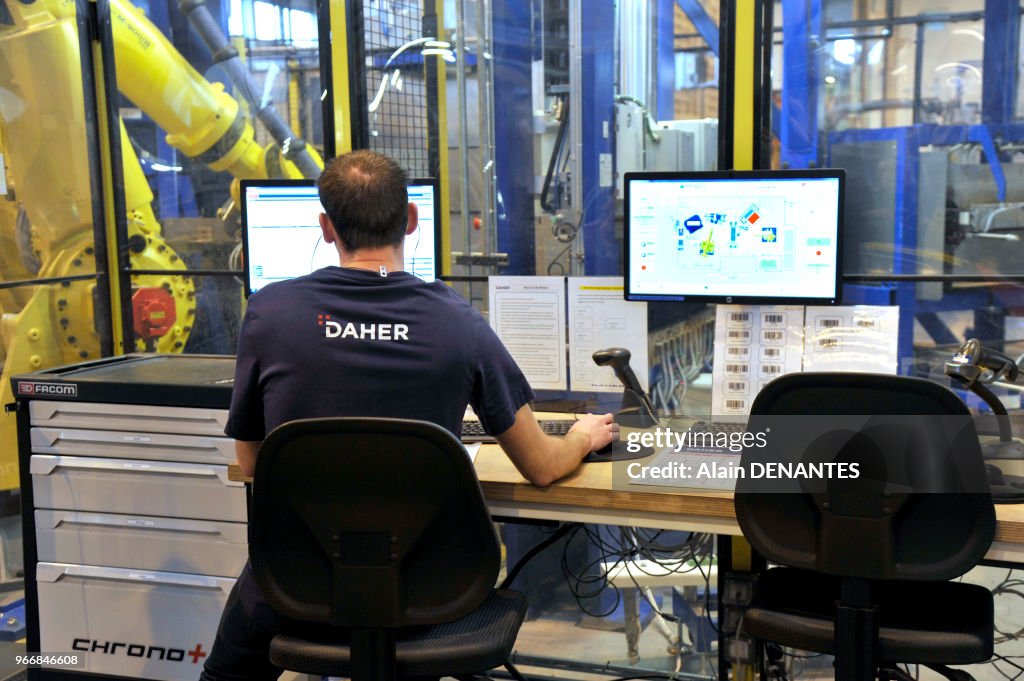 Usine de l'equipementier aeronautique Daher