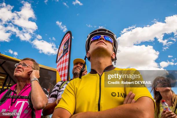 Arrivée, onzième étape du Tour de France cycliste, le 13 Juillet 2016, Montpellier, France.