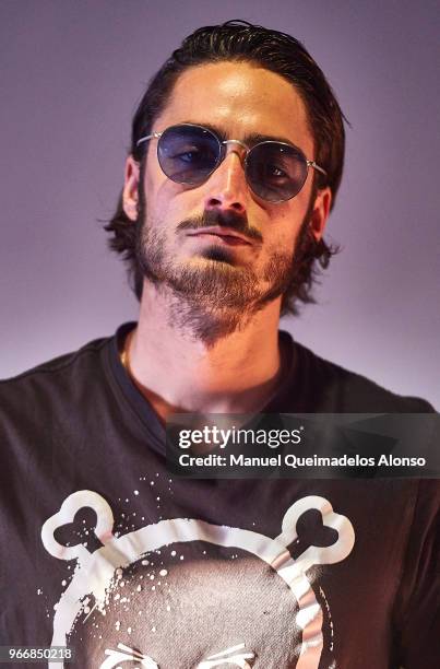 Juan Fernandez of Marlon, poses for a portrait at Sala Rock City on May 31, 2018 in Valencia, Spain.