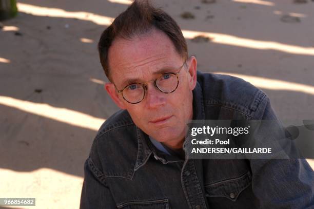 William Gibson, American author, at "Etonnants Voyageurs" litterature festival.