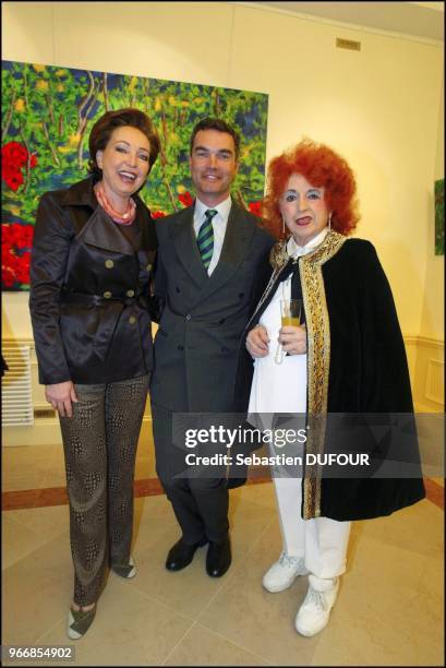 Princess Diane of France, Duchess of Wurttemberg, Prince Philippe of Wurttemberg, Yvette Horner.