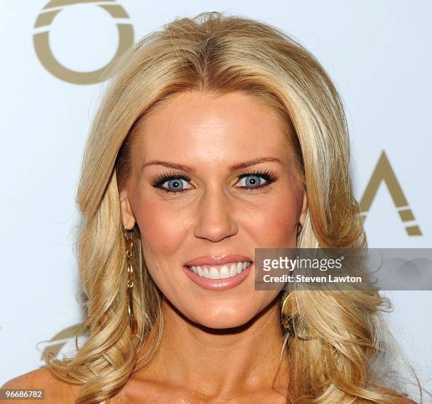 Television personality Gretchen Rossi arrives for "Queen Of Hearts" ball at Lavo Restaurant & Nightclub at The Palazzo on February 13, 2010 in Las...