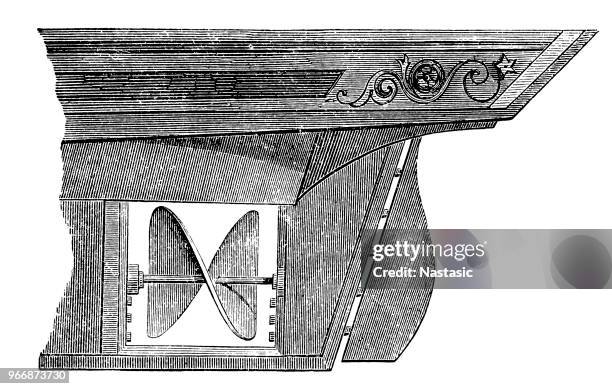 dampfschiff-propeller - schiffsschraube stock-grafiken, -clipart, -cartoons und -symbole