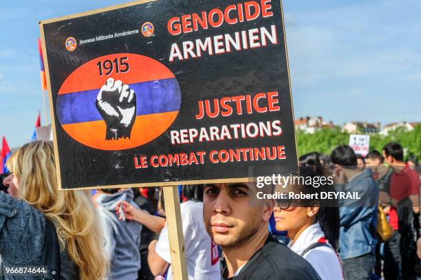 Comme chaque année la communauté arménienne de la ville demande à la Turquie la reconnaissance officielle du génocide dont a été victime son peuple...