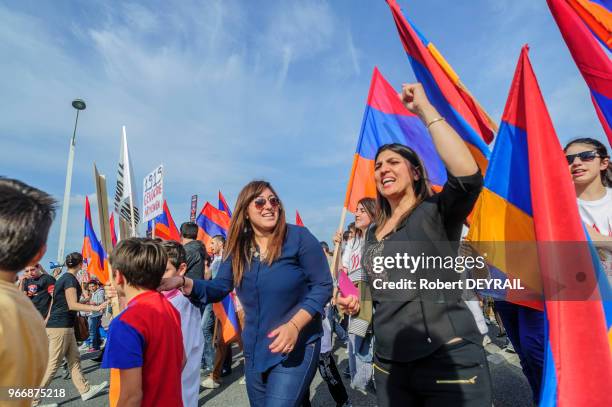 Comme chaque année la communauté arménienne de la ville demande à la Turquie la reconnaissance officielle du génocide dont a été victime son peuple...