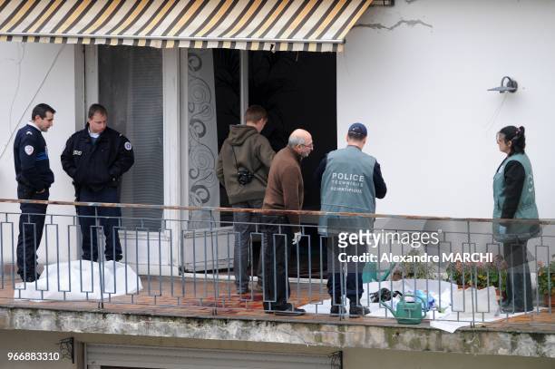 La police scientifique de Strasbourg effectue ce matin encore des investigations dans l'appartement de Karine Albert.