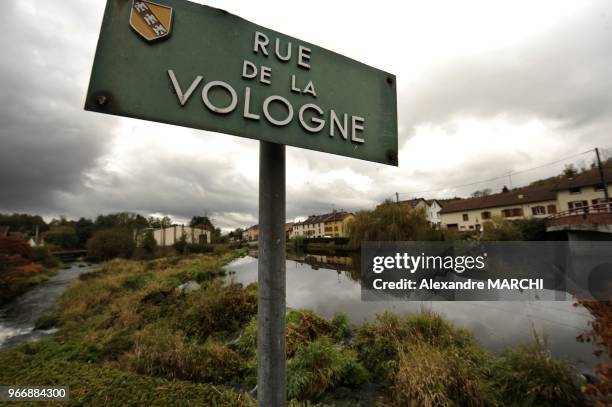 Village of Docelles near village of Lepanges-sur-Vologne where a four years old child, Gregory Villemin, was murdered 25 years ago in the Vologne...