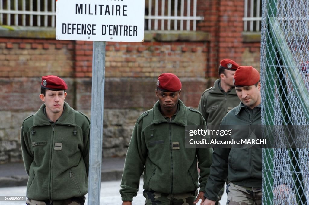 Le 13e Regiment de dragons parachutistes de Dieuze . Nachrichtenfoto ...