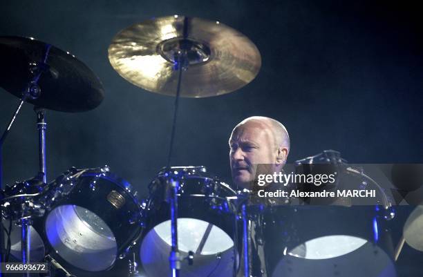 Phil Collins, the former singer and drummer for Genesis told a German newspaper that since he had surgery in April to repair a dislocated vertebra in...