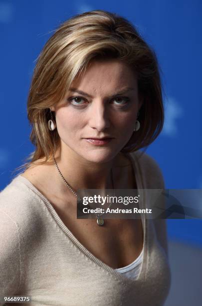 Director Lucy Walker poses during a portrait session at the 60th Berlin International Film Festival on February 14, 2010 in Berlin, Germany.