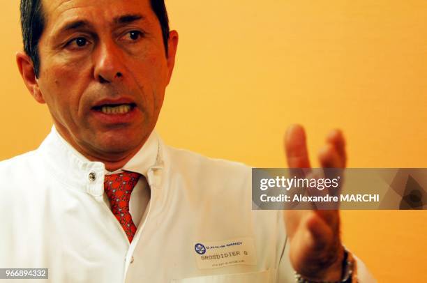 Professeur Gilles Grosdidier, chef du service Chirurgie generale et urgences-chirurgie thoracique.