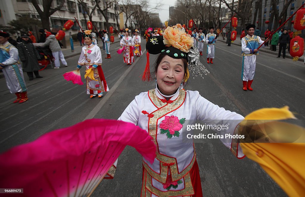 Chinese People Celebrate Lunar New Year
