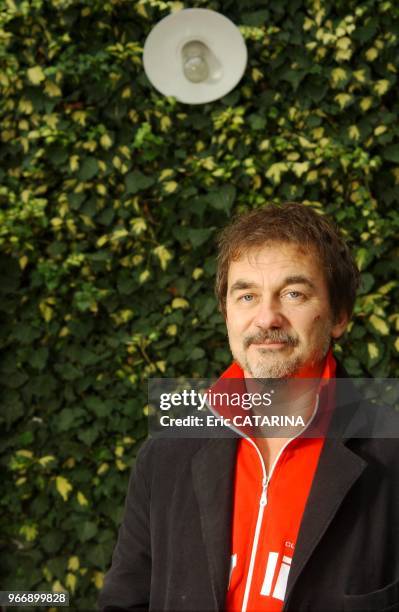 Close up of actor and director Olivier Marchal for his movie " 36 Quai des Orfevres".